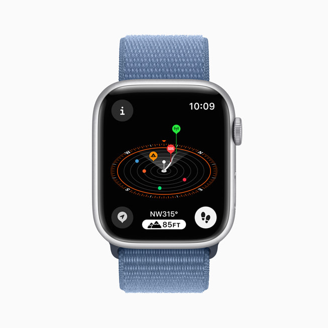 Apple Watch Series 9 45mm front view
